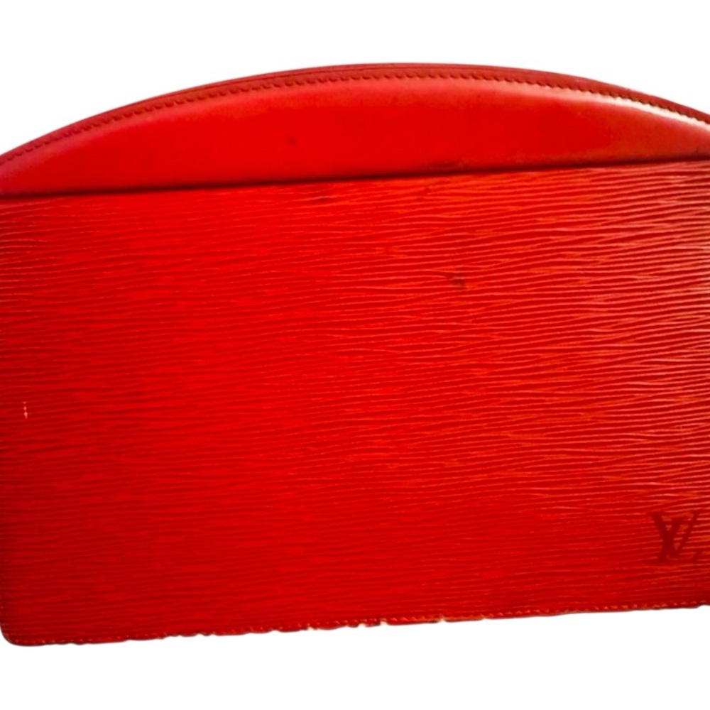 A-1CS-2A: LOUIS VUITTON Trousse Crete Epi Leather Clutch Bag, EUC - Picture 3 of 16